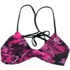 Bikinis Pelagic Ambush Pink Lahaina Reversible Bikini Top
