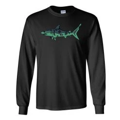 Shirts J&H Tackle Zombie Shark Long Sleeve T-Shirt