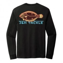 Shirts J&H Tackle Neon Fluke Long Sleeve T-Shirt