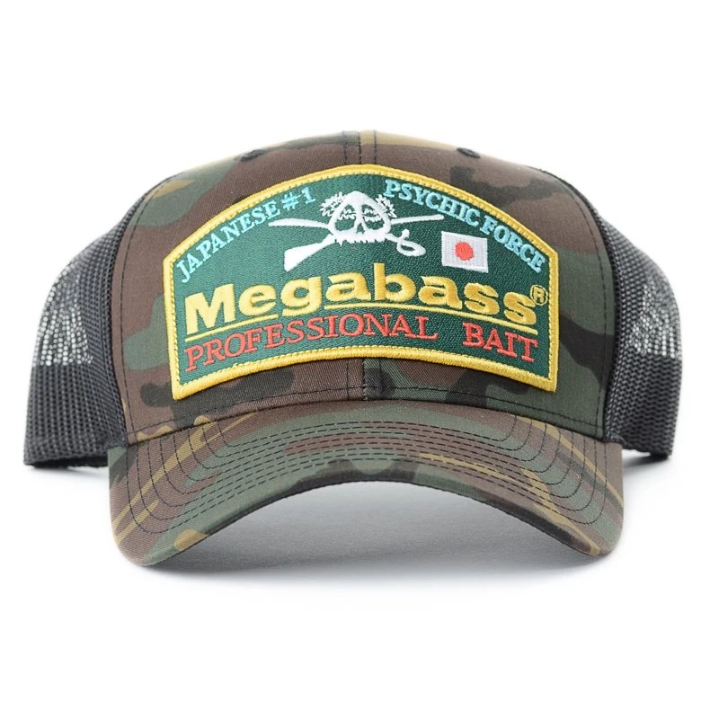 Hats Megabass Camo Throwback Snapback Hat 1 Hats Megabass Camo Throwback Snapback Hat